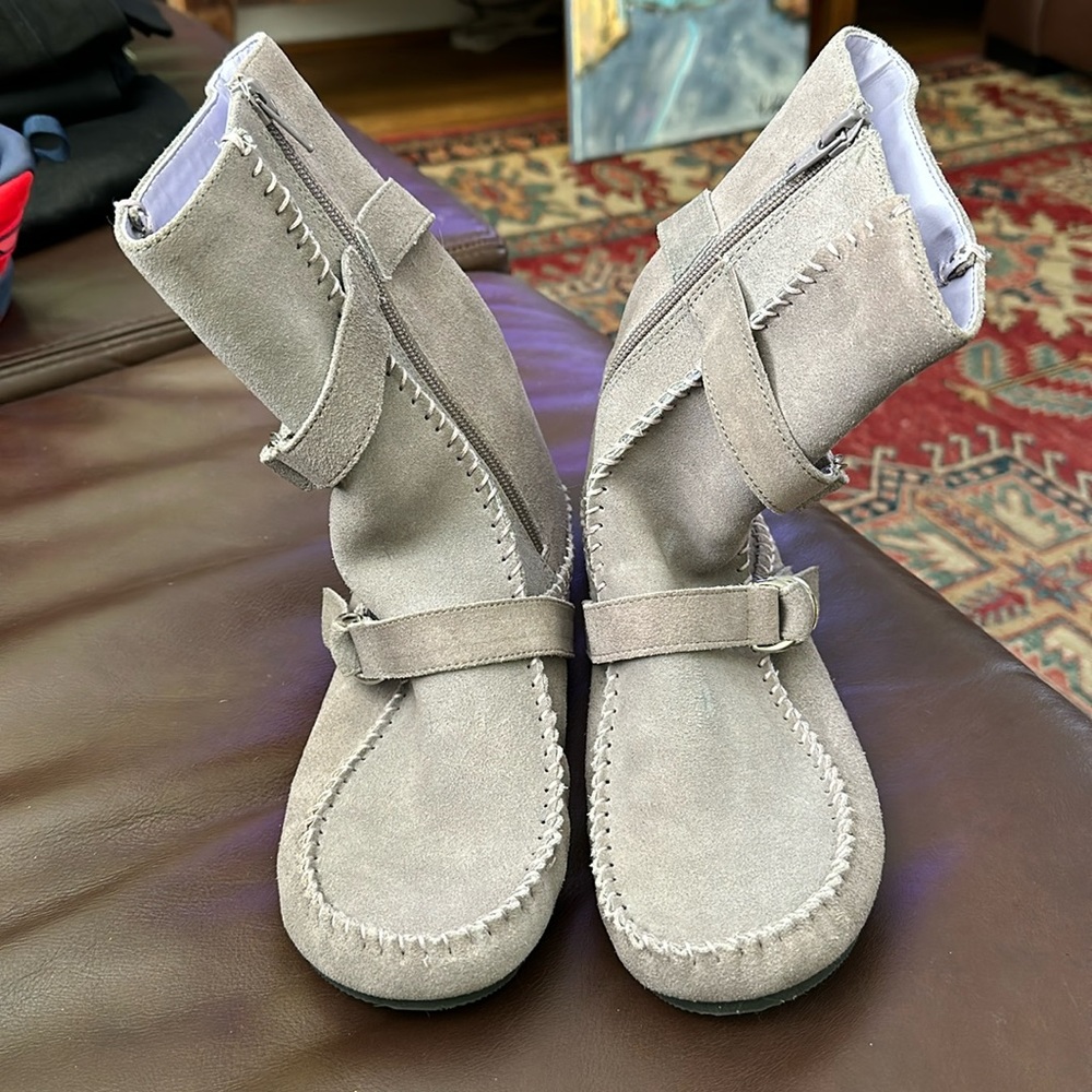 Wanted Shoes Zip Up Mocasins